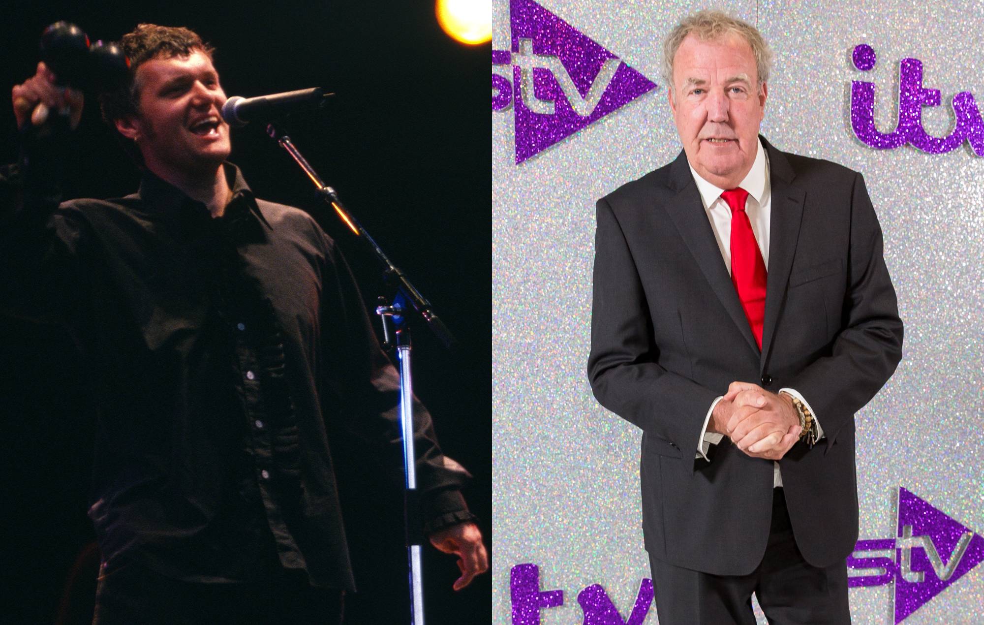 Boff Whalley of Chumbawamba and Jeremy Clarkson